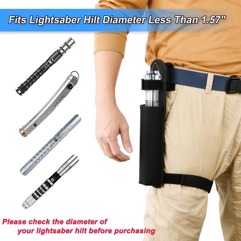 Cosmos Lightsaber Belt Holder Lightsaber Hilt Carrying Case Drop Leg