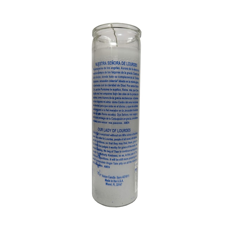 Generic Our Lady of Lourdes (Nuestra Senora de Lourdes) White