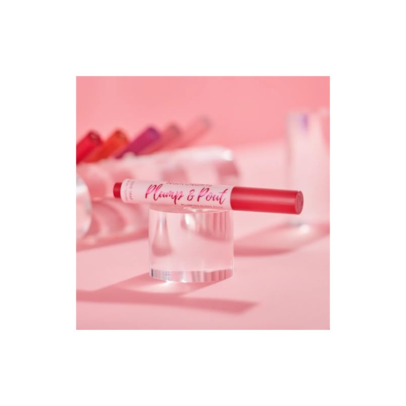 LIP GLOSS STICK VOLUMINIZADOR PLUMP POUT BEAUTY CREATIONS (LOVE TRAP,