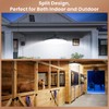 APILAB Solar Shed Light Indoor Outdoor, 2000LM Daytime Available Pendant