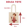 IllustrArte Cotton Bag 38 x 42 cm - Flamenco Design