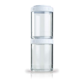 BlenderBottle GoStak container for storing protein powder vitamins and more starter C00359
