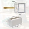 FULUDM Cat Litter Scoop with Container - Metal Cat Litter