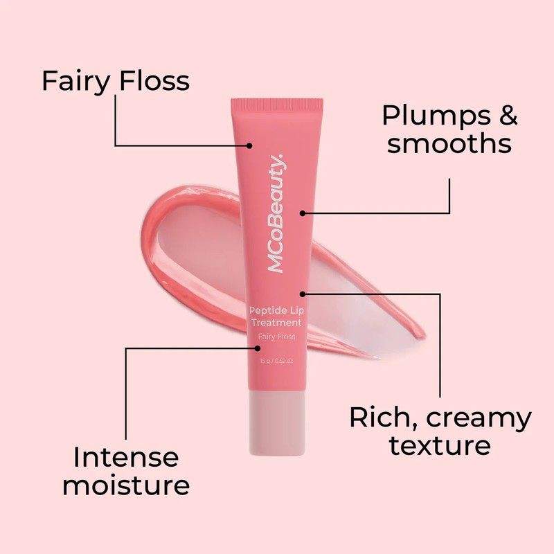 MCoBeauty Peptide Lip Treatment - Fairy Floss