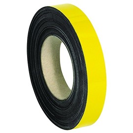 Tape Logic TLLH121 Warehouse Labels,"Magnetic Rolls, 1" x 50', Yellow