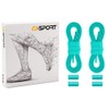 RJ-Sport 2 Pairs of Flat Shoelaces without Tying - Elastic