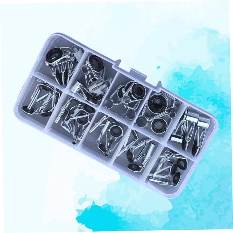 BESPORTBLE Fishing Rod Tip Repair Kit 36 Pcs 10 Sizes