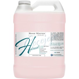 Hydrosol Spray Toner for face Rose Water Hydrating Face Mist, for Hydration Pure and Natural Rose Hydrosol for All Skin Types COCOJOJO Rose HYDROSOL - 32 oz