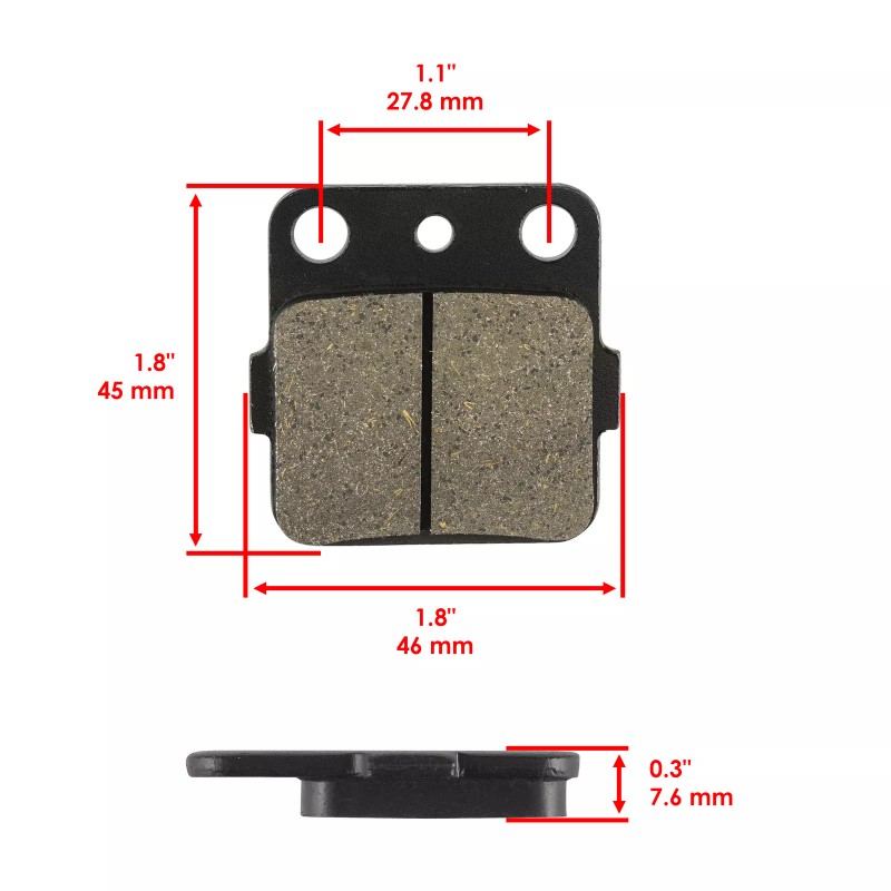 Celox Rear Brake Pads for Yamaha YFM 660 Raptor YFM660