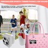 HMGES Soccer Phone and Cup Holder for Bogg Bag,With 1