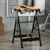 Adjustable Height & Angle Work Bench, Carpenter Saw Table with