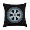 Wheel Throw Pillow