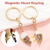 Best Friend Keyring for 2 Girls, 2 PCS Kids Heart