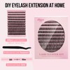 Higu clace Eyelash Extensions Set, 200 Pieces Lashes Extension Set