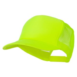 Foam Mesh Neon Trucker - Neon Yellow OSFM