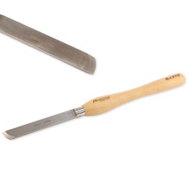Hurricane Turning Tools, CryoCut Series, HTT-525, M2 Cryo 1" Radiused Rolled Edge Skew Chisel for Woodturning