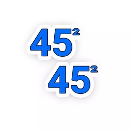 TRUMP 2020 2nd Term MAGA POLITICAL DECAL STICKER Republican 5"wide BLUE die-cut