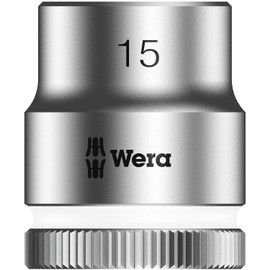 Wera Zyklop 8790 HMB 3/8 Socket, Hex head 15mm x Length 29mm by Wera