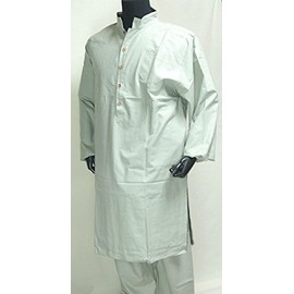 [明日香縫製] シャルワールカミースKF (M ペイルグリーン)