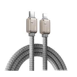 RUNMAT 30 W Premium Charging Cable with Fast Charging Capability Alloy Braided Cable