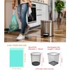 AYOTEE Compostable Trash Bags 4 Gallon Drawstring Trash Bags,100 Counts