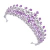 Women Wedding Crown Zinc Alloy Exquisite Rhinestone Bride Crown Hair