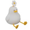 Cute Duck Night Light Silicone Night Lamp 1200mAh Rechargeable Animal