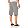 Southpole Men's Ripstop Belted Cargo Shorts, Light Grey, 30