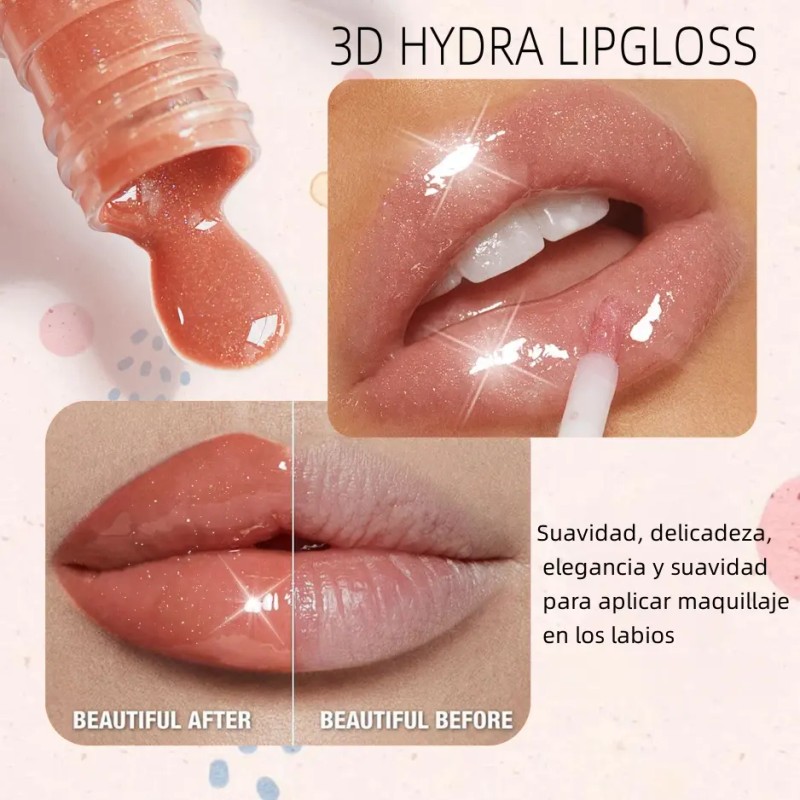 Mirsist Sexy Plump Lip Glow Oil Crystal Jelly-6pcs