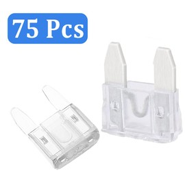 75 Pcs 25Amp Mini Fuse, 25 A Mini Car Blade Automotive Fuses for Car RV Truck SUV Motorcycle Boat