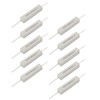 Qjaiune 10Pcs Cement Resistor 10W 500 Ohm Resistor, Ceramic Resistor