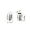 PATIKIL M5x6mm Grub Screw, 5 Pack Metric Hex Socket Head