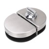 Glass Door Lock 97x65mm Split Type Brushed Polished Surface Replacement