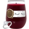 Jackpot Candles Pinot Noir Wine Glass Candle with Ring Inside