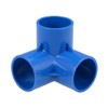 uxcell 3-Way Elbow PVC Pipe Fitting Furniture Grade 40mm Size