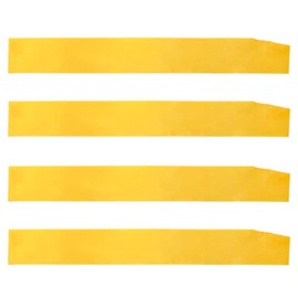 GDTO8820 Blank sash Gold, 4 Pcs Blank Satin Sashes Plain Sashes Party Accessory for Graduation Wedding Party, Satin Sashes Pageant, Make Your Own Sashes, GOLD Party Plain Pageant Sashes (GOLD-YELLOW)