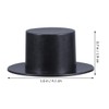 TOYANDONA 50pcs Top Hats Black Handcraft Mini Top Hat for