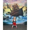 Rabtero Luxury Pirate Costume Dress for Girls,Buccaneer Princess Dress with