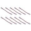 10pcs COB Strip Light Connector Professional Double Head 8mm 2