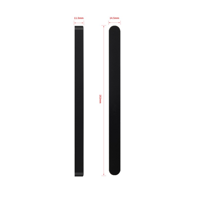 BaiNong 2pack 7 inch Stick on Shower Door Handles Adhesive