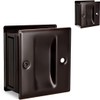 HOMOTEK 2 Pack Privacy Pocket Door Pull Without Switch Plate