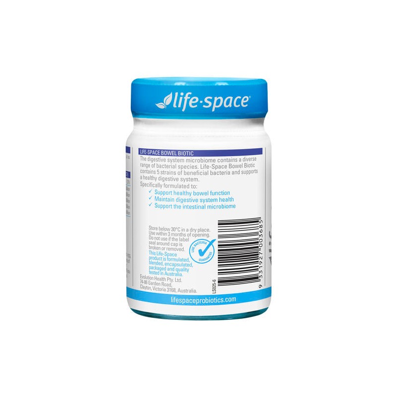 Life-Space Bowel Biotic 60 Hard Capsules