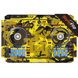 StyleFlip Skins Pioneer DDJ-SR Skin | Camo Yellow | Protective Decal | StyleFlip Skins