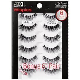ARDELL Demi Wispies, Pestañas falsas, Paquete con 5 Pares