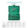 OCGIG 11 PCS Damaged Screw Extractor Set Broken Screw Drill