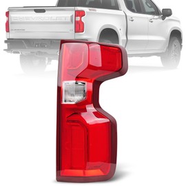 Convitex Passenger Side LED Tail Light Assembly Compatible With 2019-2024 Chevy Silverado 1500, LED Style Right Rear Brake Lamp, with Bulb Harness, Replaces# 84678150 GM2801311
