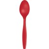 Creative Converting Touch of Color Premium 24 Count Plastic Spoons,