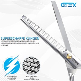 GTEX Hair Thinning Scissors, Professional Hair Thinning Scissors, 6.5 Inch Hair Cutting Scissors, Hair Thinning Scissors, Hair Scissors for Men, Adults, Women