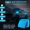 Markstor Wireless LED Road Flares for Emergency,Rechargeable Safety Flashing Lights
