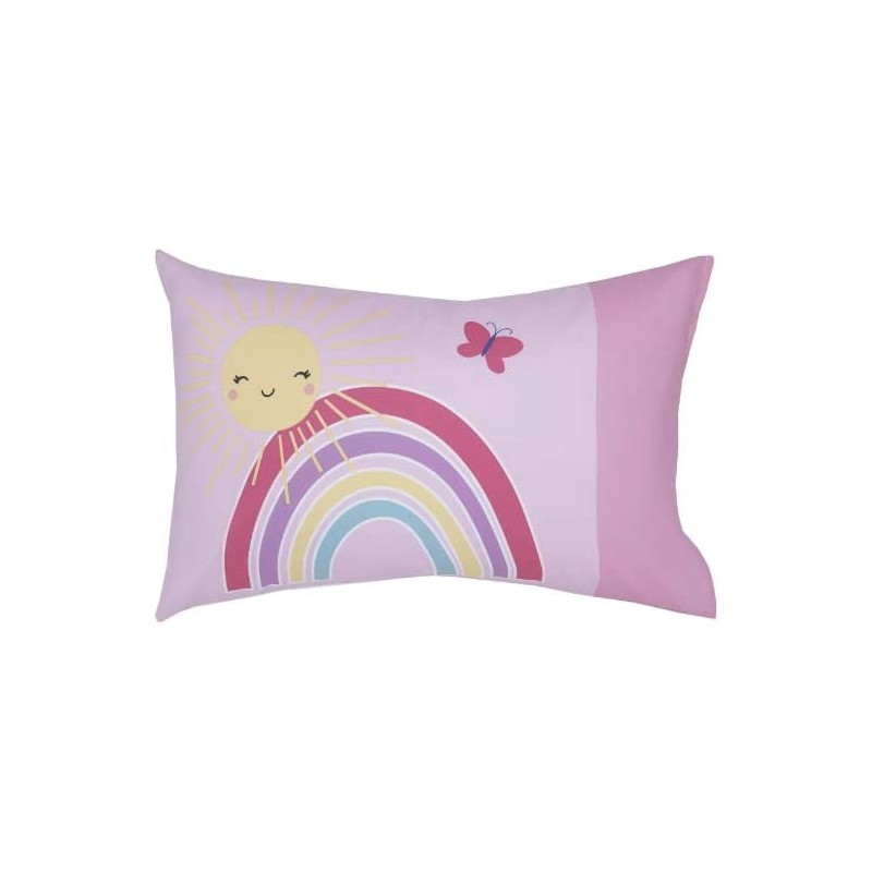 Parent's Choice 4 Piece Bedding Set, Toddler Bed Pink Llama,